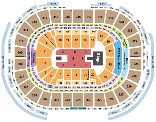 TD Garden New Edition Seating Chart