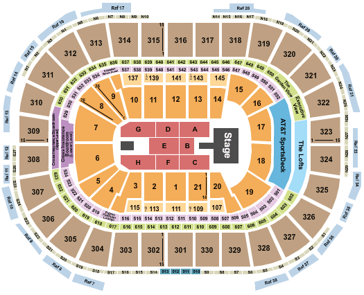 TD Garden New Edition Seating Chart